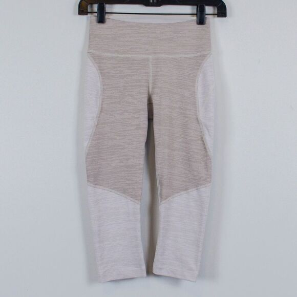 Outdoor Voices TechSweat Two Tone Crop Leggings - Picture 3 of 8